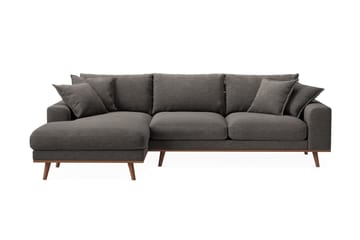 Copenhagen Premium 4-personers Venstrevendt L-formet Dyb Divansofa i Stof