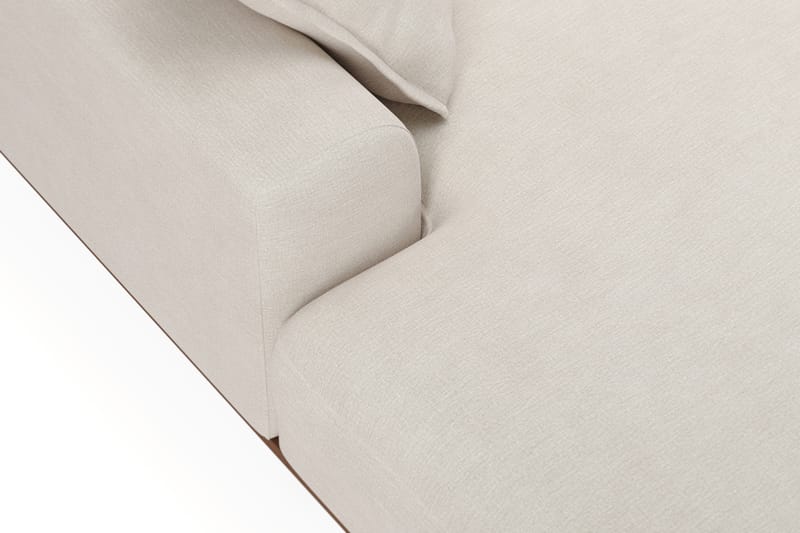 Copenhagen Premium 5-personers Venstrevendt U-formet Dyb Sofa med Divan og Chaiselong i Stof - Lys beige - Møbler - Sofaer - U-sofa