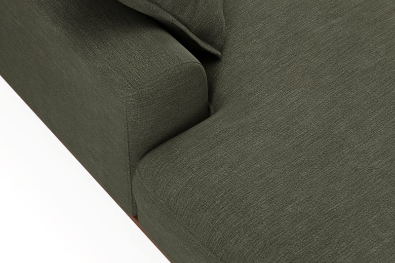 Copenhagen Premium 5-personers Venstrevendt U-formet Dyb Sofa med Divan og Chaiselong i Stof - Grøn - Møbler - Sofaer - U-sofa