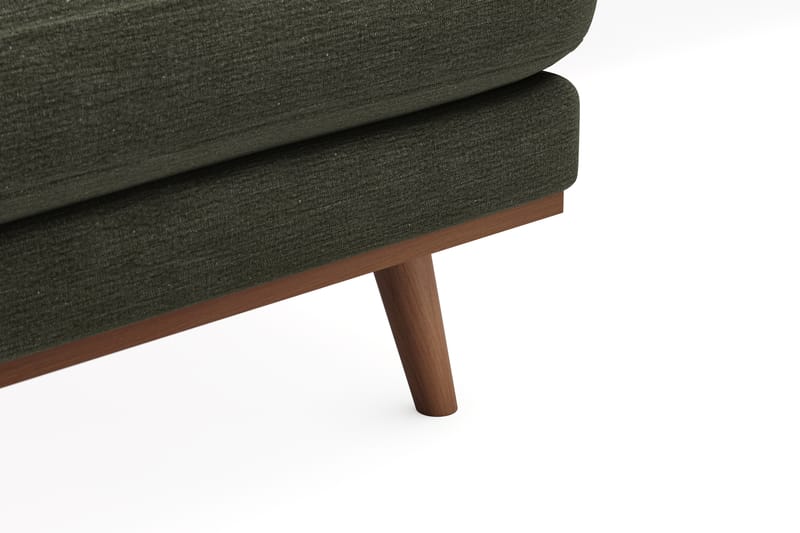 Copenhagen Premium 5-personers Venstrevendt U-formet Dyb Sofa med Divan og Chaiselong i Stof - Grøn - Møbler - Sofaer - U-sofa