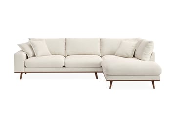Copenhagen Premium 4-personers Højrevendt L-formet Dyb Chaiselongsofa i Stof