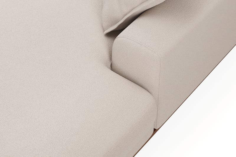 Copenhagen Premium 5-personers Venstrevendt U-formet Dyb Sofa med Divan og Chaiselong i Bouclé - Lys beige - Møbler - Sofaer - U-sofa