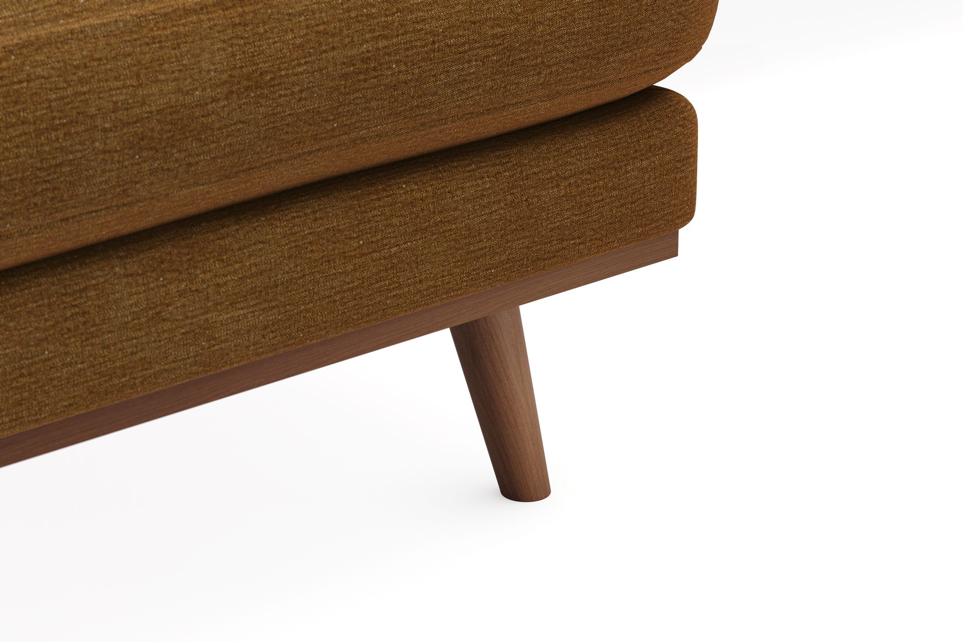Copenhagen Premium 5-personers Venstrevendt U-formet Dyb Sofa med Divan og Chaiselong i Stof - Sennepsgul - Møbler - Sofaer - U-sofa