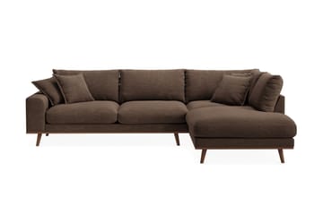 Copenhagen Premium 4-personers Højrevendt L-formet Dyb Chaiselongsofa i Stof