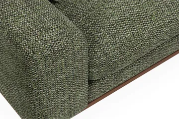 Copenhagen Premium 4-personers Højrevendt L-formet Dyb Divansofa i Chenille - Grøn - Møbler - Sofaer - Sofa med sjeselong