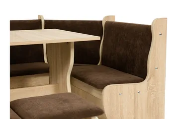 Corvyn Kjøkkensofa 146x106 cm - Beige - Møbler - Bord - Spisegrupper