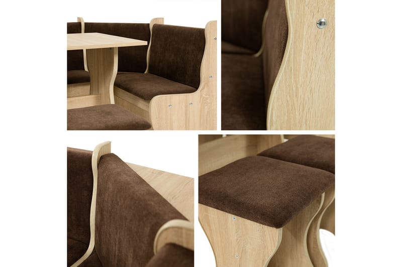 Corvyn Kökssoffa 146x106 cm - Beige - Møbler - Sofaer - Kjøkkensofaer