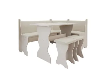 Corvyn Kökssoffa 146x106 cm - Beige - Møbler - Bord - Spisegrupper