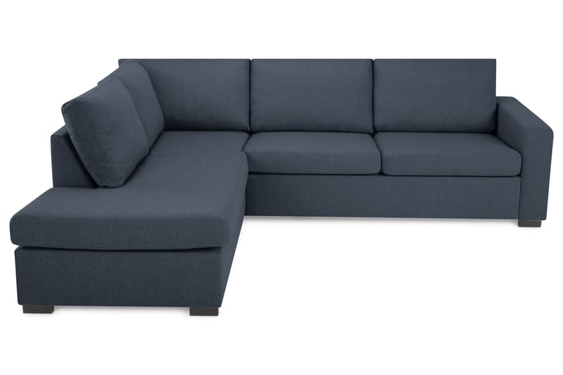 Crazy 2,5-seters Sofa med Sjeselong Venstre - Mørkeblå - 3 seters sofa med divan - Sofa med sjeselong