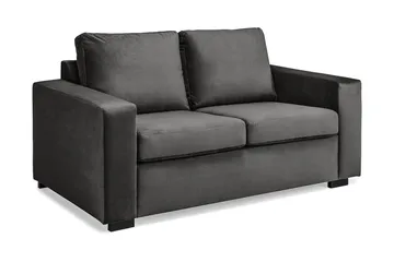 Crazy 2-seters Fløyelssofa - Mørkegrå - Møbler - Sofaer - Fløyel sofaer