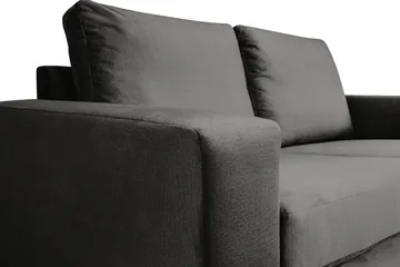 Crazy 2-seters Fløyelssofa - Mørkegrå - Møbler - Sofaer - Fløyel sofaer