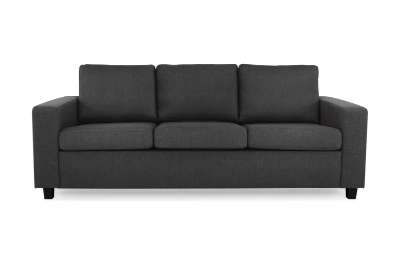 Crazy 3-seters Stoffsofa, Antrasitt