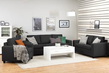 Crazy 3-seters Stoffsofa - Antrasitt - Møbler - Sofaer - Sofa 3 seter