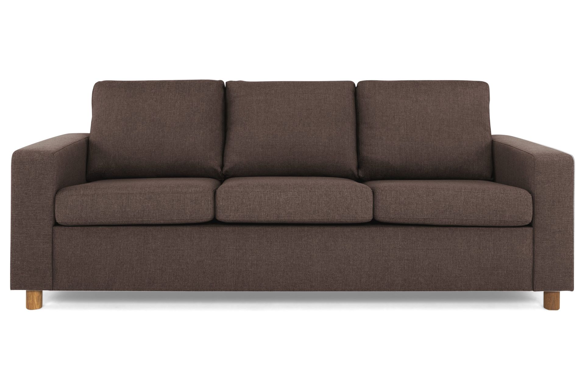 Crazy 3-seters Stoffsofa - Brun