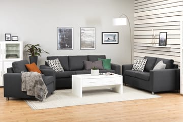 Crazy 3-seters Stoffsofa - Mørkegrå - Møbler - Sofaer - Sofa 3 seter