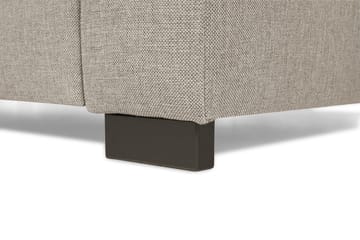 Crazy 4-seters Høyrevendt U-formet Large Sofa med Divan og Sjeselong i Stoff - Beige - Møbler - Sofaer - U-sofa