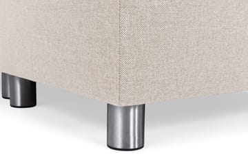 Crazy 4-seters Høyrevendt U-formet Large Sofa med Divan og Sjeselong i Stoff - Beige - Møbler - Sofaer - U-sofa