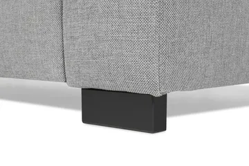 Crazy 4-seters Høyrevendt U-formet Large Sofa med Divan og Sjeselong i Stoff - Grå - Møbler - Sofaer - U-sofa