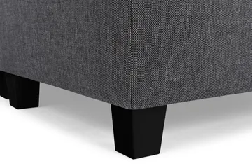 Crazy 4-seters Høyrevendt U-formet Large Sofa med Divan og Sjeselong i Stoff - Mørkegrå - Møbler - Sofaer - U-sofa