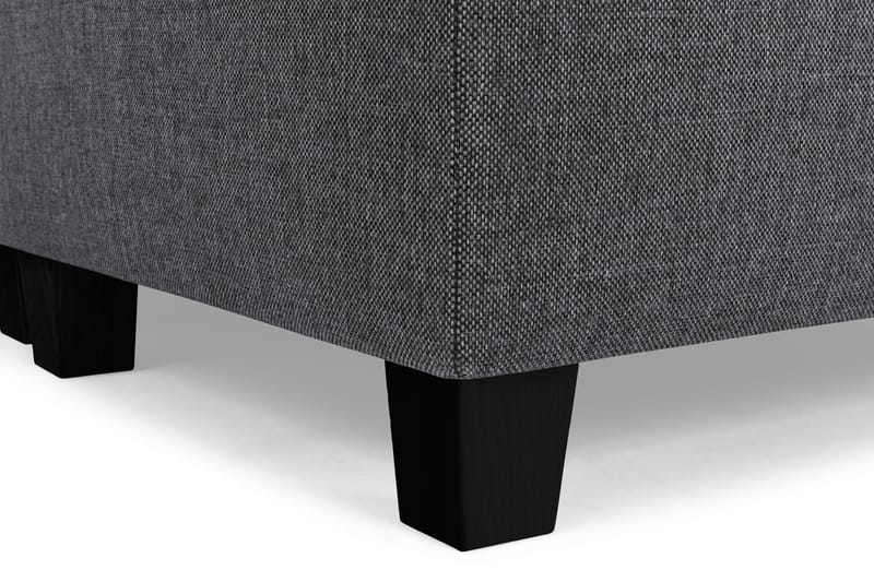 Crazy 4-seters Høyrevendt U-formet Small Sofa med Divan og Sjeselong i Stoff - Mørkegrå - Møbler - Sofaer - U-sofa