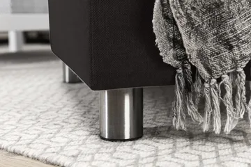 Crazy 4-seters Venstrevendt U-formet Large Sofa med Divan og Sjeselong i Stoff - Antrasitt - Møbler - Sofaer - U-sofa