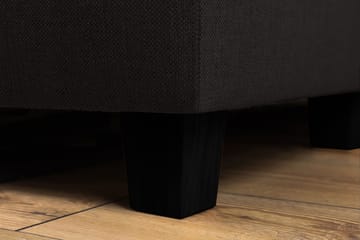 Crazy 4-seters Venstrevendt U-formet Large Sofa med Divan og Sjeselong i Stoff - Antrasitt - Møbler - Sofaer - U-sofa