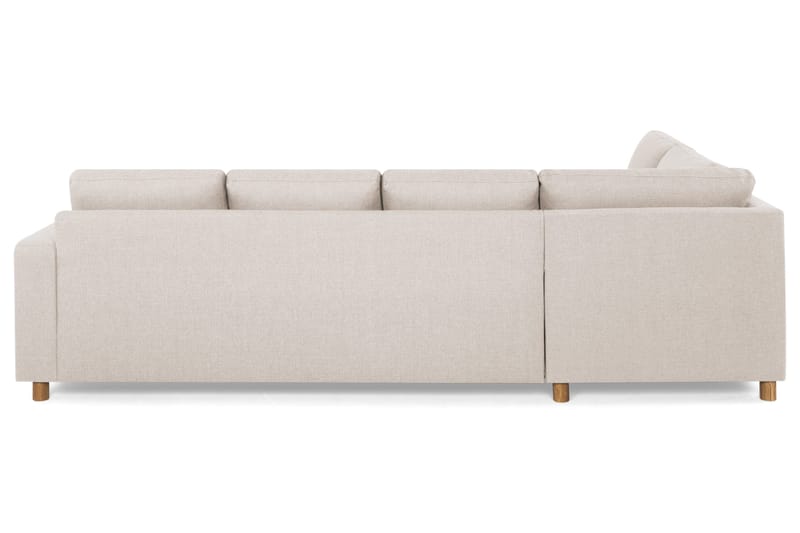 Crazy 4-seters Venstrevendt U-formet Large Sofa med Divan og Sjeselong i Stoff - Beige - Møbler - Sofaer - U-sofa