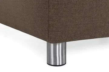 Crazy 4-seters Venstrevendt U-formet Large Sofa med Divan og Sjeselong i Stoff - Brun - Møbler - Sofaer - U-sofa