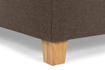 Crazy 4-seters Venstrevendt U-formet Large Sofa med Divan og Sjeselong i Stoff - Brun - Møbler - Sofaer - U-sofa