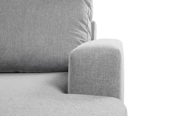 Crazy 4-seters Venstrevendt U-formet Large Sofa med Divan og Sjeselong i Stoff - Grå - Møbler - Sofaer - U-sofa