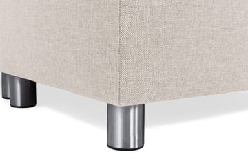 Crazy 5-seters Høyrevendt U-formet X-Large Sofa med Divan og Sjeselong i Stoff - Beige - Møbler - Sofaer - U-sofa