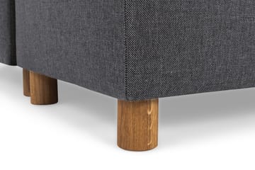 Crazy 5-seters Høyrevendt U-formet X-Large Sofa med Divan og Sjeselong i Stoff - Mørkegrå - Møbler - Sofaer - U-sofa
