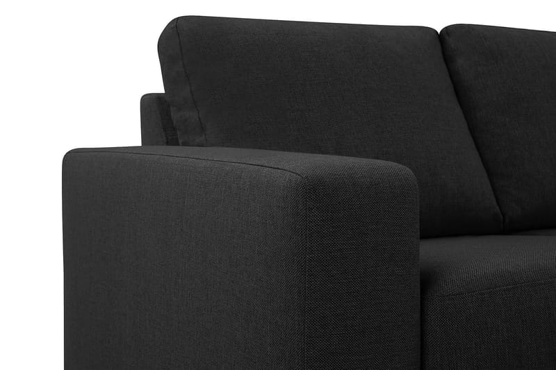 Crazy 5-seters Vendbar L-formet Large Hjørnesofa i Stoff - Antrasitt - Møbler - Sofaer - Hjørnesofa