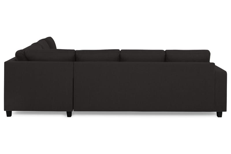 Crazy 5-seters Vendbar L-formet Large Hjørnesofa i Stoff - Antrasitt - Møbler - Sofaer - Hjørnesofa