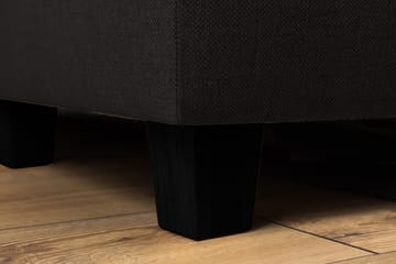 Crazy 5-seters Vendbar L-formet Large Hjørnesofa i Stoff - Antrasitt - Møbler - Sofaer - Hjørnesofa