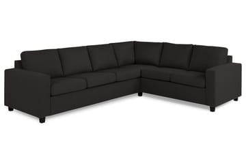 Crazy 5-seters Vendbar L-formet Large Hjørnesofa i Stoff - Antrasitt - Møbler - Sofaer - Hjørnesofa