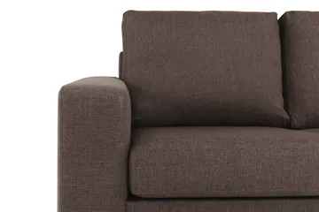 Crazy 5-seters Vendbar L-formet Large Hjørnesofa i Stoff - Brun - Møbler - Sofaer - Hjørnesofa