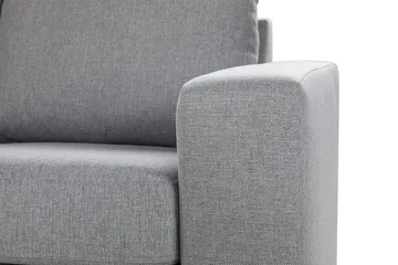 Crazy 5-seters Vendbar L-formet Large Hjørnesofa i Stoff - Grå - Møbler - Sofaer - Hjørnesofa