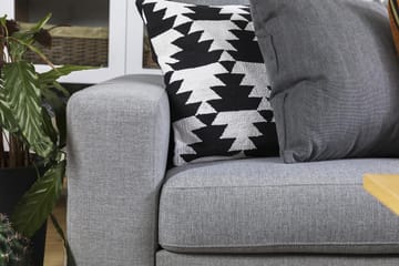 Crazy 5-seters Vendbar L-formet Large Hjørnesofa i Stoff - Grå - Møbler - Sofaer - Hjørnesofa