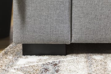 Crazy 5-seters Vendbar L-formet Large Hjørnesofa i Stoff - Grå - Møbler - Sofaer - Hjørnesofa