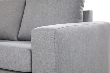Crazy 5-seters Vendbar L-formet Large Hjørnesofa i Stoff - Grå - Møbler - Sofaer - Hjørnesofa