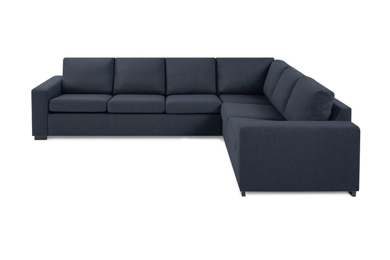 Crazy 5-seters Vendbar L-formet Large Hjørnesofa i Stoff - Mørkeblå - Møbler - Sofaer - Hjørnesofa