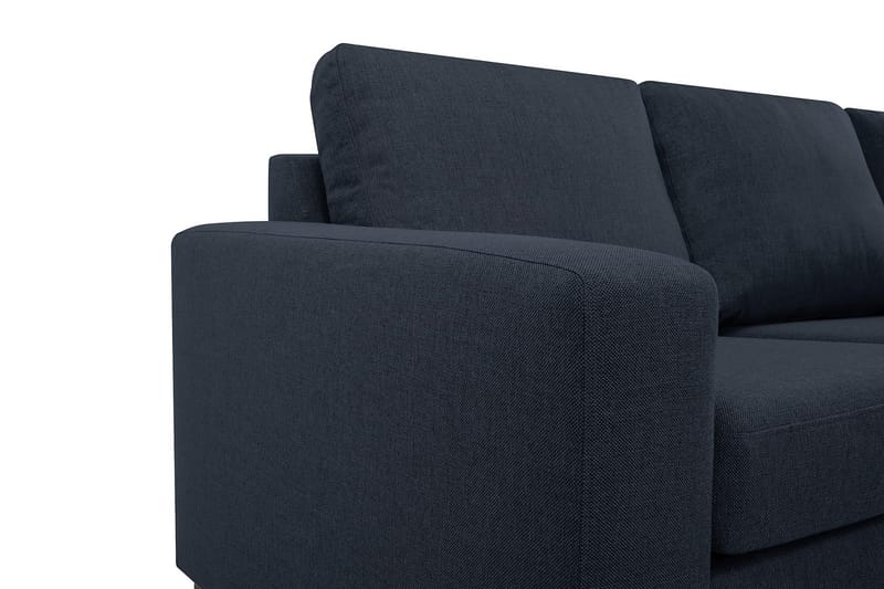 Crazy 5-seters Vendbar L-formet Large Hjørnesofa i Stoff - Mørkeblå - Møbler - Sofaer - Hjørnesofa