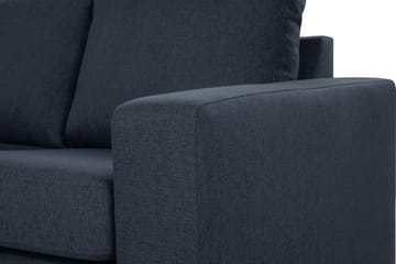 Crazy 5-seters Vendbar L-formet Large Hjørnesofa i Stoff - Mørkeblå - Møbler - Sofaer - Hjørnesofa