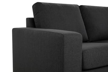 Crazy 5-seters Vendbar L-formet Large Hjørnesofa i Stoff - Mørkegrå - Møbler - Sofaer - Hjørnesofa