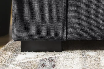 Crazy 5-seters Vendbar L-formet Large Hjørnesofa i Stoff - Mørkegrå - Møbler - Sofaer - Hjørnesofa
