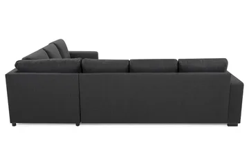 Crazy 5-seters Vendbar L-formet Large Hjørnesofa i Stoff - Mørkegrå - Møbler - Sofaer - Hjørnesofa