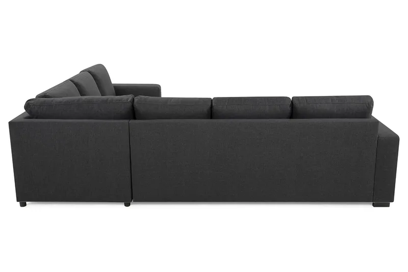 Crazy 5-seters Vendbar L-formet Large Hjørnesofa i Stoff - Mørkegrå - Møbler - Sofaer - Hjørnesofa