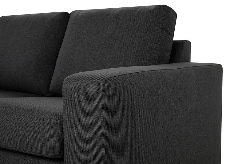 Crazy 5-seters Vendbar L-formet Large Hjørnesofa i Stoff - Mørkegrå - Møbler - Sofaer - Hjørnesofa