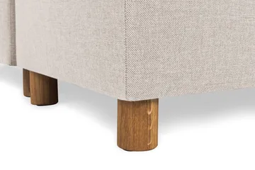 Crazy 5-seters Venstrevendt U-formet Sofa med Divan og Sjeselong i Stoff - Beige - Møbler - Sofaer - U-sofa